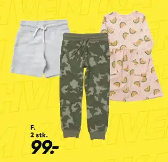 Bilka Kjole, sweatshorts eller -bukser tilbud