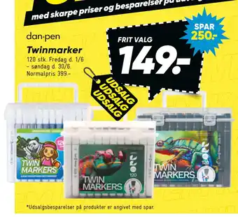 Bilka Twinmarker tilbud