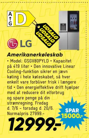 Bilka Amerikanerkøleskab tilbud
