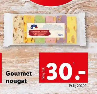 Lidl Gourmet nougat tilbud