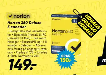Bilka Norton 360 Deluxe 5 enheder tilbud