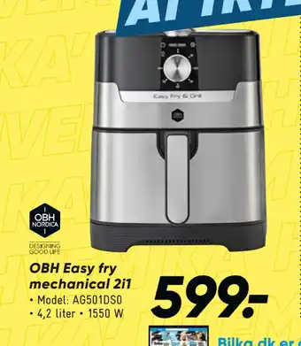 Bilka OBH Easy fry mechanical 2i1 tilbud