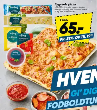 Bilka Byg-selv pizza tilbud