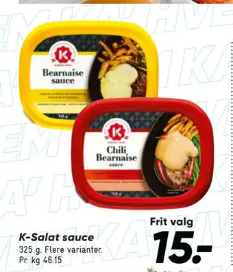 Bilka K-Salat sauce tilbud