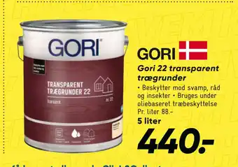 Bilka Gori 22 transparent trægrunder tilbud