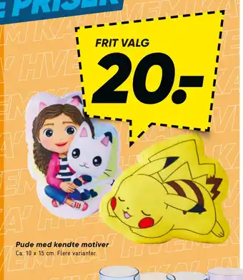 Bilka Pude med kendte motiver tilbud