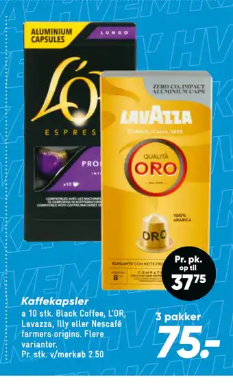 Bilka Kaffekapsler tilbud
