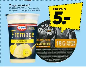 Bilka To go marked tilbud