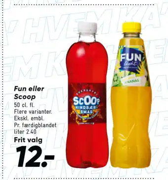 Bilka Fun eller Scoop tilbud