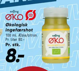 Bilka Økologisk ingefærshot tilbud