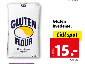 Lidl Gluten hvedemel tilbud