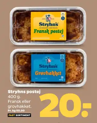 Netto Stryhns postej tilbud