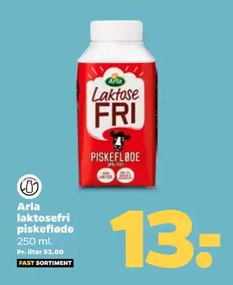 Arla laktosefri piskefløde