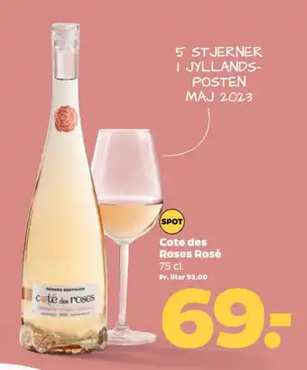 Netto Cote des Roses Rosé tilbud