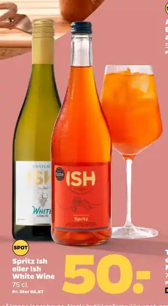 Netto Spritz Ish eller Ish White Wine tilbud