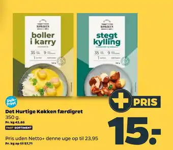 Netto Det Hurtige Køkken færdigret tilbud