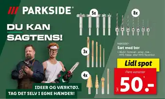 Lidl Sæt med bor tilbud