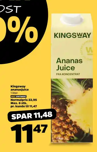 Kingsway ananasjuice