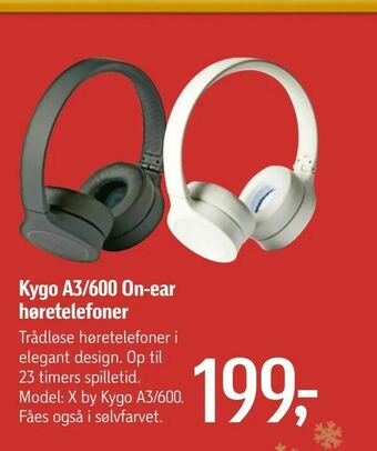 Føtex Kygo A3/600 On-ear høretelefoner tilbud