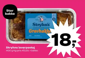 SuperBrugsen Stryhns leverpostej tilbud