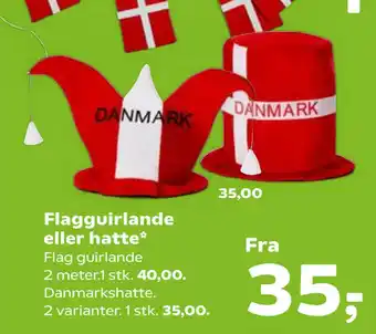 Flagguirlande eller hatte