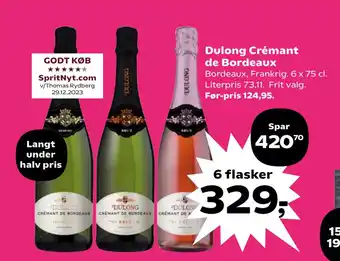 SuperBrugsen Dulong Crémant de Bordeaux tilbud