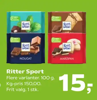 SuperBrugsen Ritter Sport tilbud