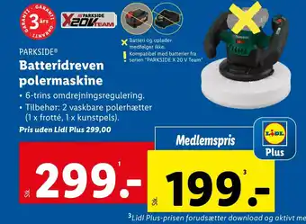 Lidl Batteridreven polermaskine tilbud