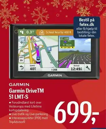 Føtex Garmin DriveTM 51 LMT-S tilbud