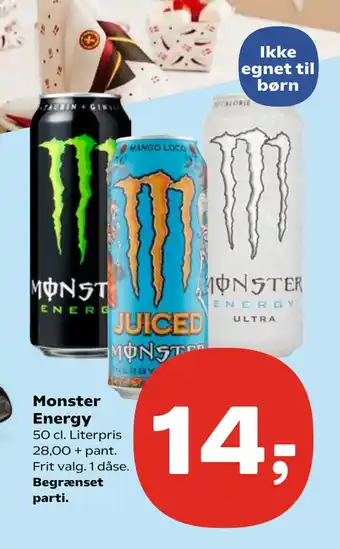 Kvickly Monster Energy tilbud