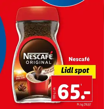 Lidl Nescafé tilbud