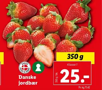 Lidl Danske jordbær tilbud