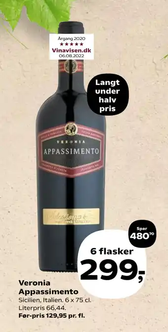 Kvickly Veronia Appassimento tilbud