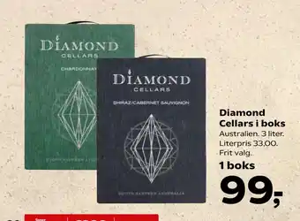 Kvickly Diamond Cellars i boks tilbud