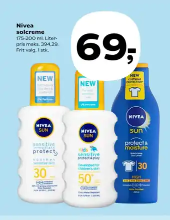 Kvickly Nivea solcreme tilbud