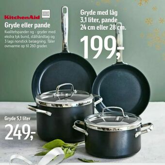 Gryde med låg 3,1 liter, pande 24 cm eller 28 cm