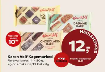 Kvickly Karen Volf Kagemarked tilbud
