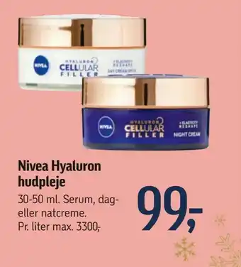 Føtex Nivea Hyaluron hudpleje tilbud