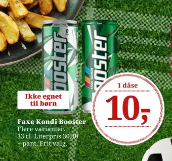 Dagli'Brugsen Faxe Kondi Booster tilbud