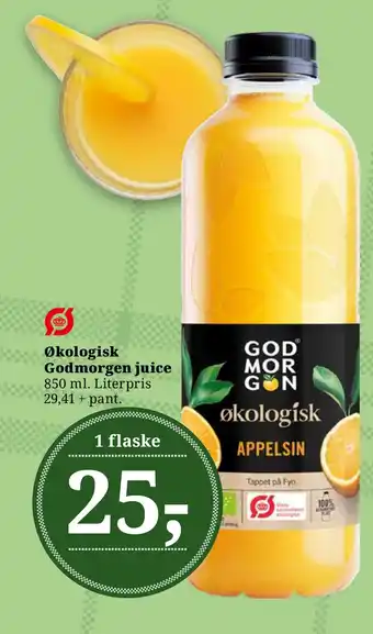 Dagli'Brugsen Økologisk Godmorgen juice tilbud