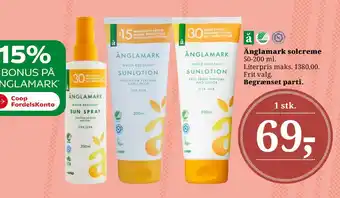 Dagli'Brugsen Änglamark solcreme tilbud