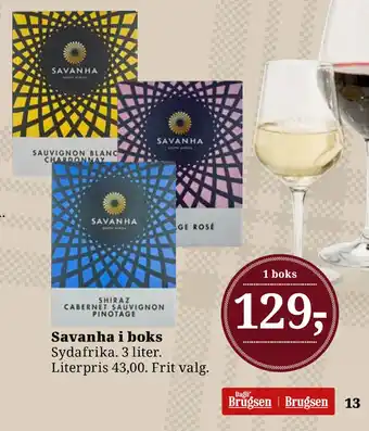 Savanha i boks