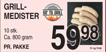 ABC Lavpris GRILLMEDISTER tilbud