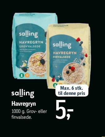 Føtex Havregryn tilbud