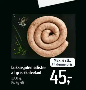 Føtex Luksusjulemedister af gris-/kalvekød tilbud