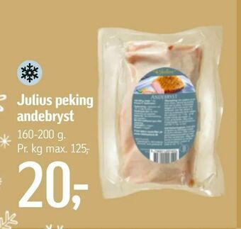 Føtex Julius peking andebryst tilbud