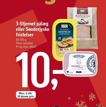 Føtex 3-Stjernet pålæg eller Sønderjyske fristelser tilbud