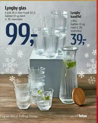 Føtex Lyngby glas tilbud