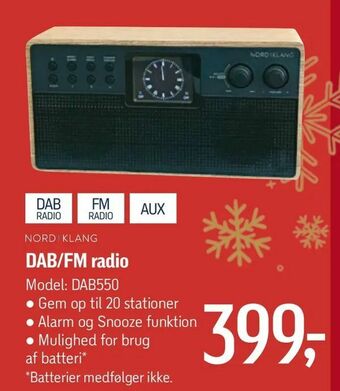 Føtex DAB/FM radio tilbud
