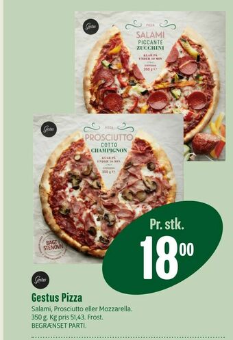 Min Købmand Gestus Pizza tilbud